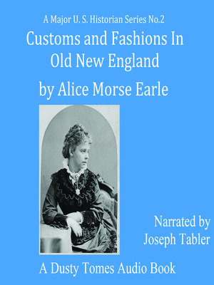 cover image of Customs and Fashions of Old New England
